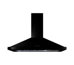RANGEMASTER LEIHDC100BC Chimney Cooker Hood - Black & Chrome